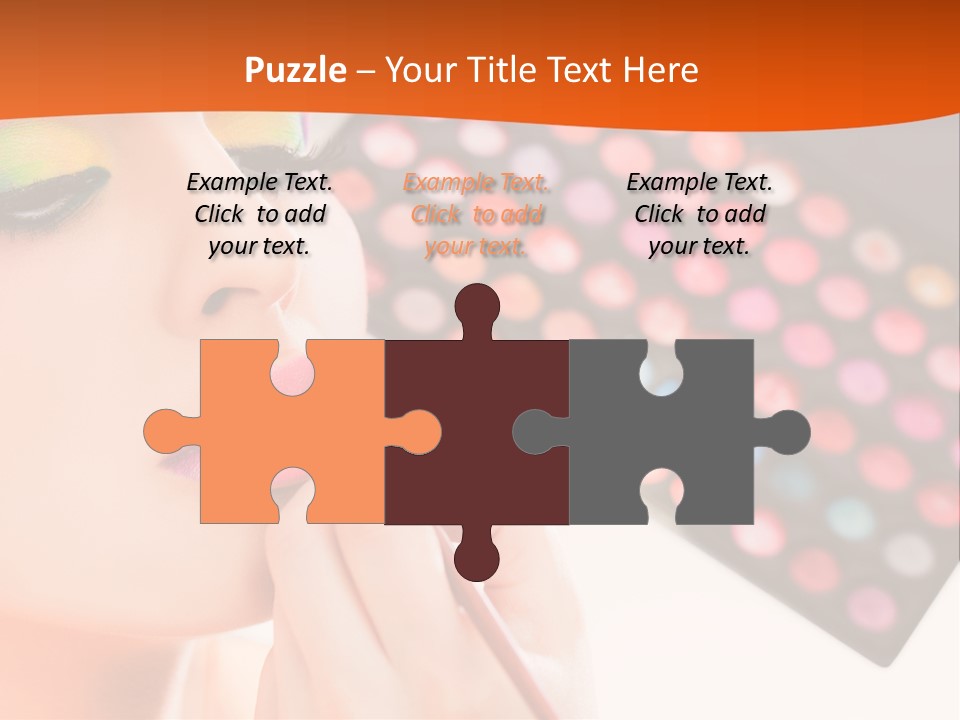 Lips Makeup Beautician PowerPoint Template