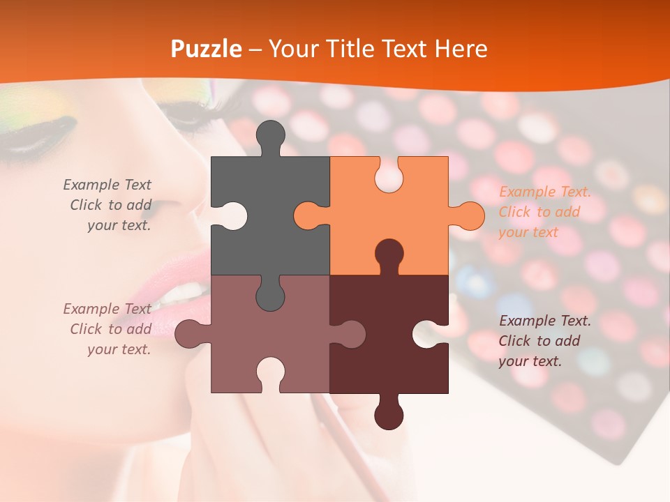 Lips Makeup Beautician PowerPoint Template