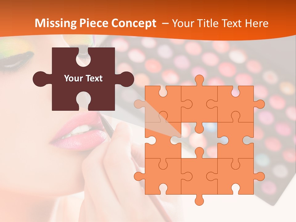 Lips Makeup Beautician PowerPoint Template