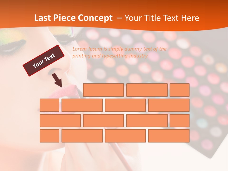 Lips Makeup Beautician PowerPoint Template