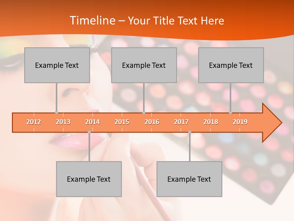 Lips Makeup Beautician PowerPoint Template