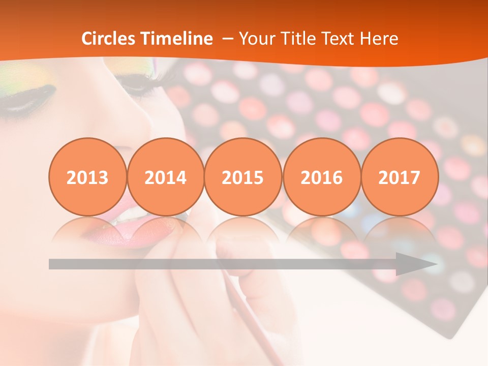 Lips Makeup Beautician PowerPoint Template