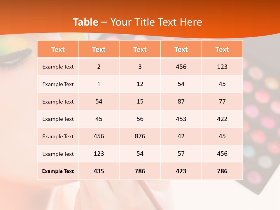 Lips Makeup Beautician PowerPoint Template