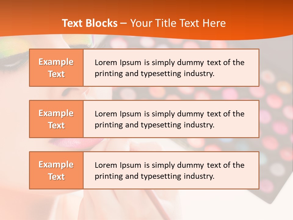 Lips Makeup Beautician PowerPoint Template