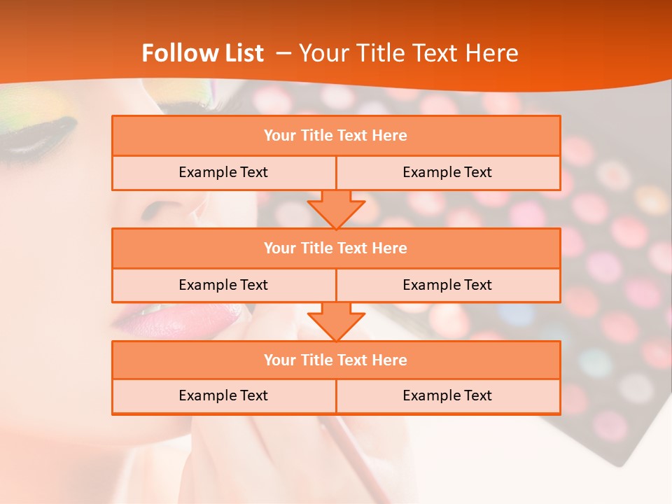 Lips Makeup Beautician PowerPoint Template