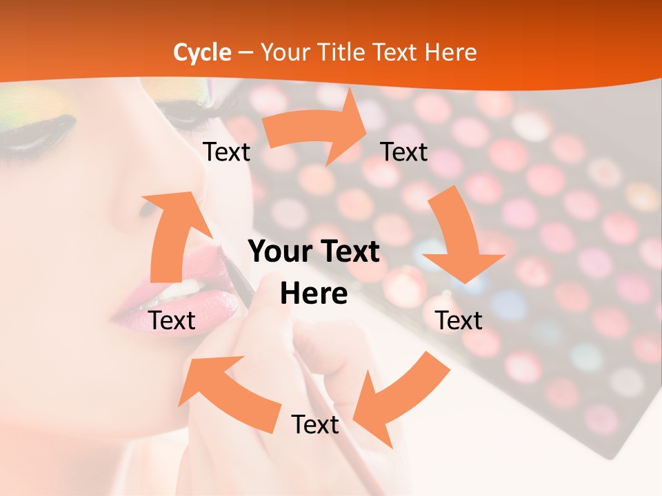 Lips Makeup Beautician PowerPoint Template