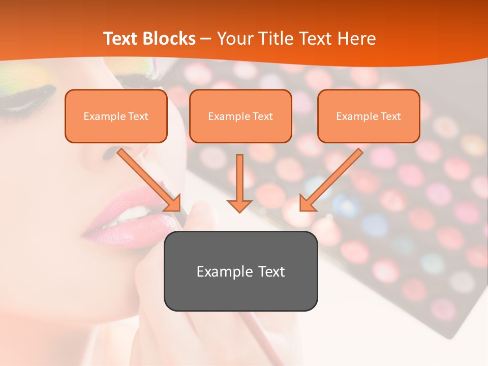 Lips Makeup Beautician PowerPoint Template