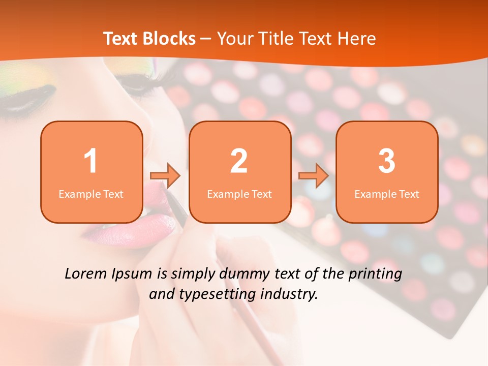 Lips Makeup Beautician PowerPoint Template