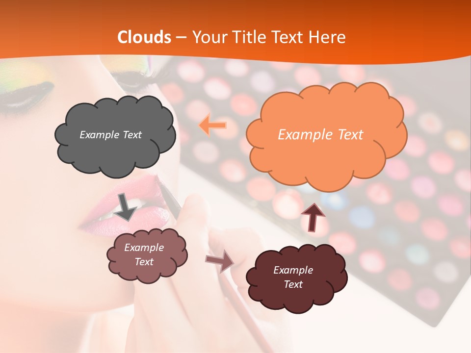 Lips Makeup Beautician PowerPoint Template