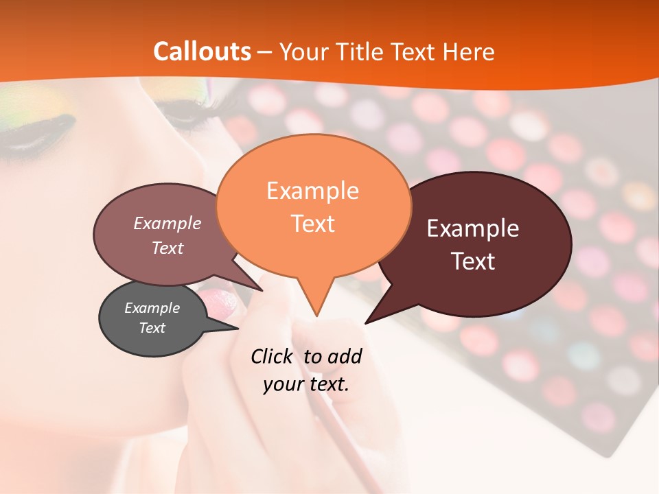 Lips Makeup Beautician PowerPoint Template