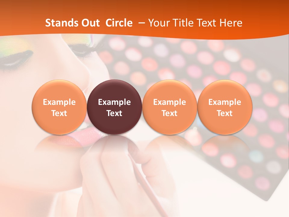 Lips Makeup Beautician PowerPoint Template