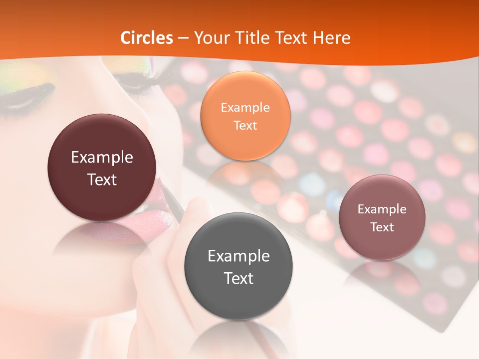 Lips Makeup Beautician PowerPoint Template