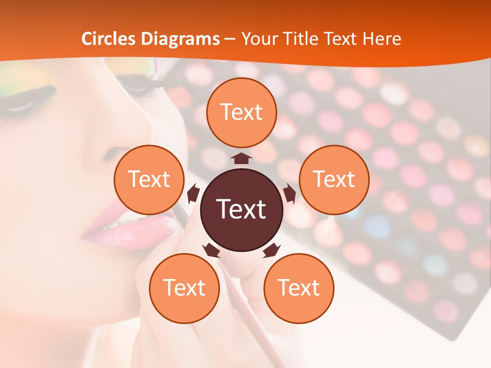 Lips Makeup Beautician PowerPoint Template