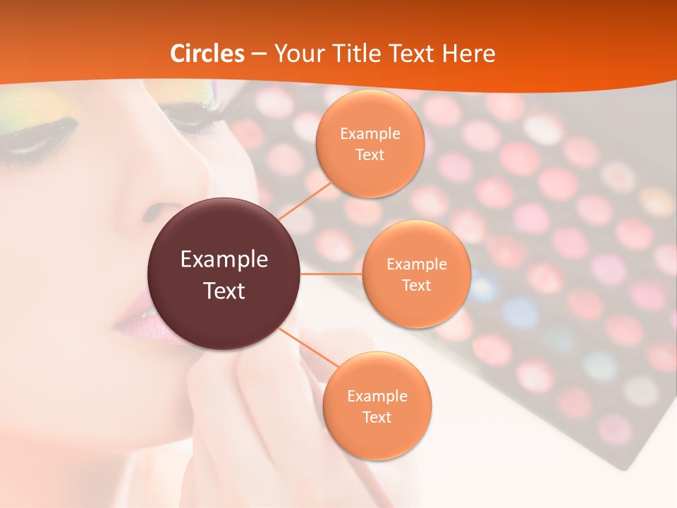 Lips Makeup Beautician PowerPoint Template