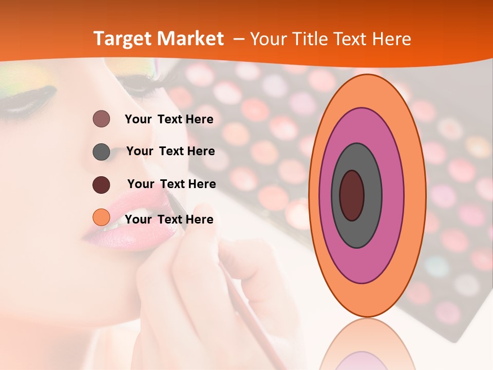 Lips Makeup Beautician PowerPoint Template