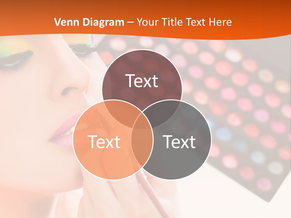 Lips Makeup Beautician PowerPoint Template