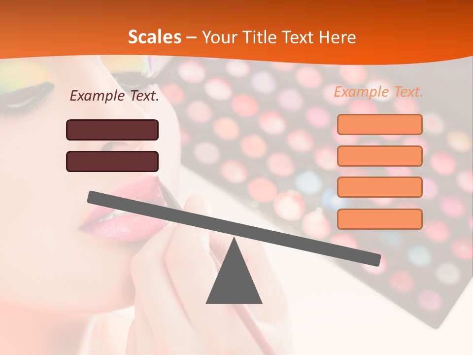 Lips Makeup Beautician PowerPoint Template