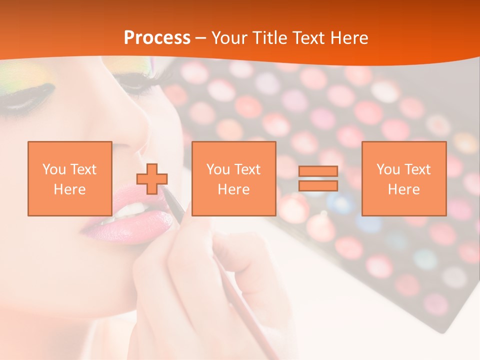 Lips Makeup Beautician PowerPoint Template