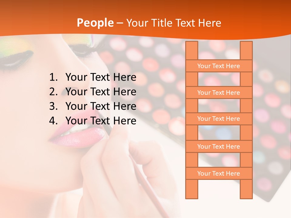 Lips Makeup Beautician PowerPoint Template