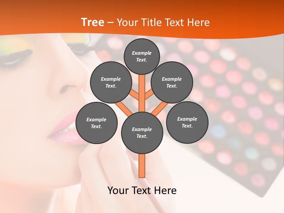 Lips Makeup Beautician PowerPoint Template