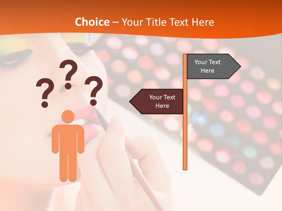 Lips Makeup Beautician PowerPoint Template