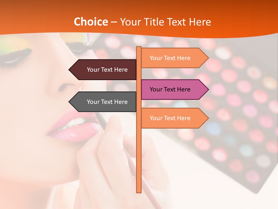 Lips Makeup Beautician PowerPoint Template