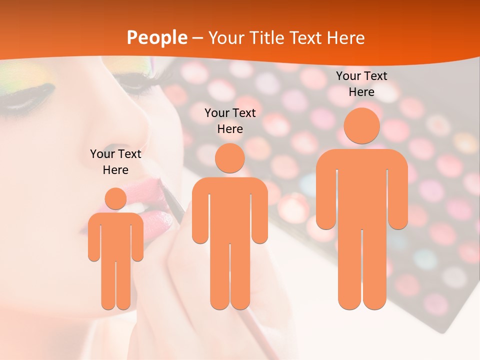 Lips Makeup Beautician PowerPoint Template