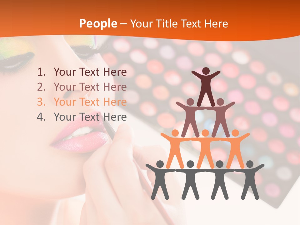 Lips Makeup Beautician PowerPoint Template