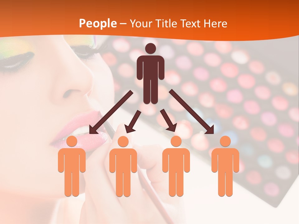 Lips Makeup Beautician PowerPoint Template