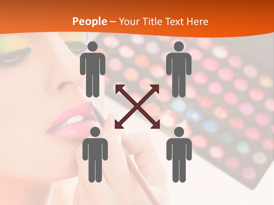 Lips Makeup Beautician PowerPoint Template