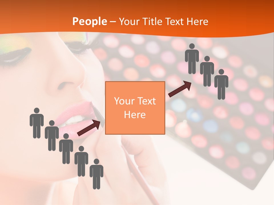 Lips Makeup Beautician PowerPoint Template