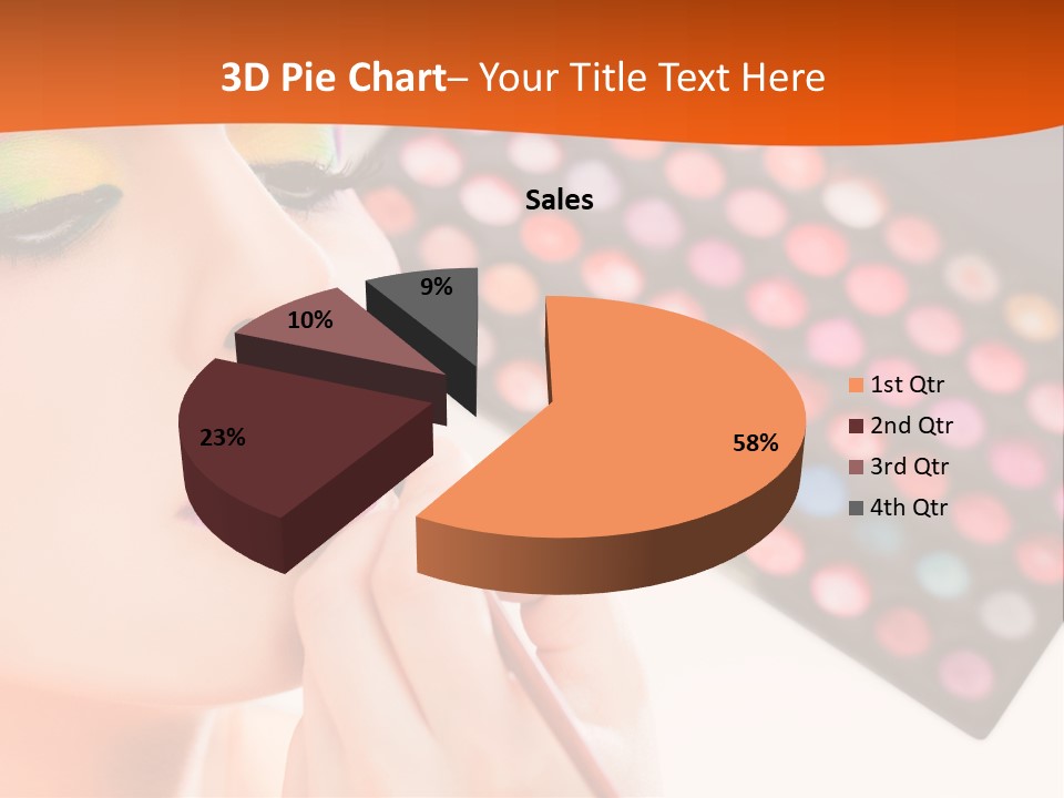 Lips Makeup Beautician PowerPoint Template