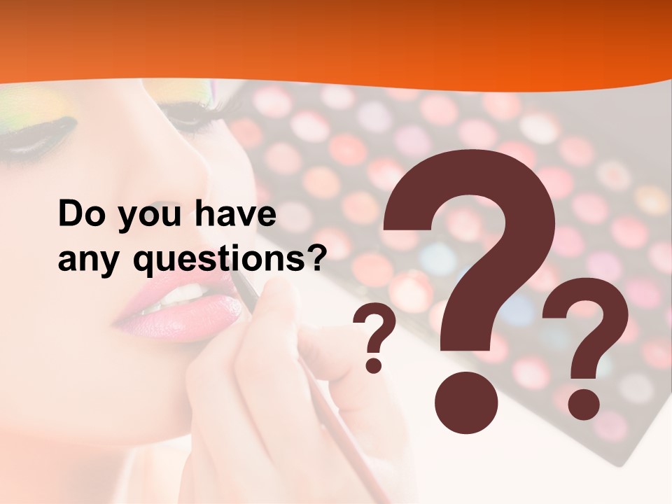 Lips Makeup Beautician PowerPoint Template