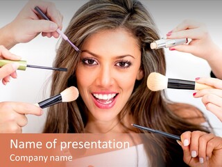 Girl Person Latinamerican PowerPoint Template
