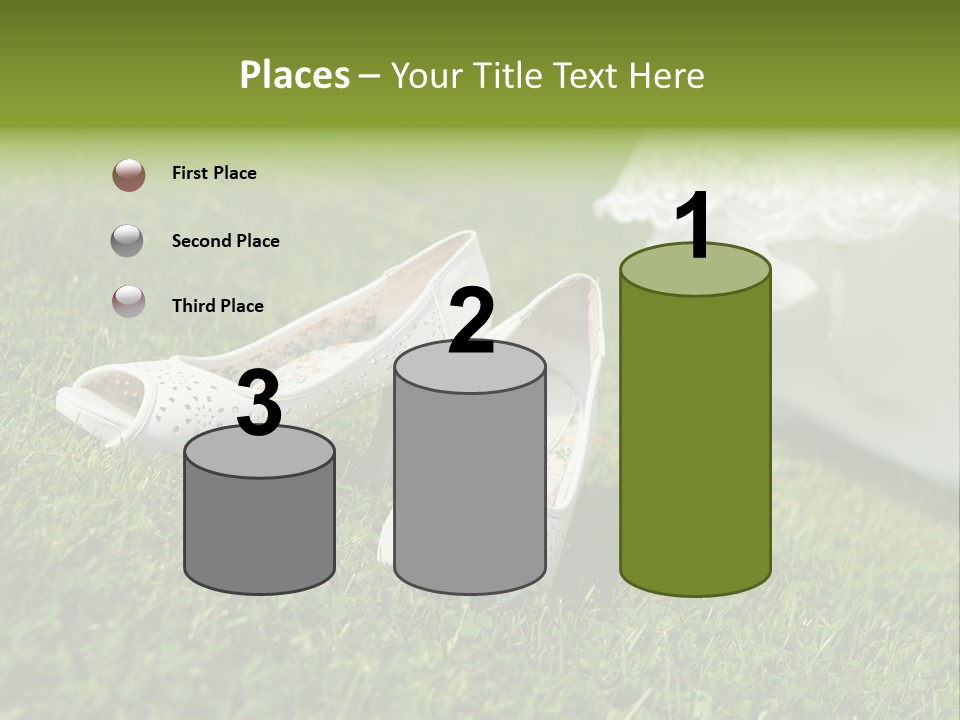 Roses Girl White PowerPoint Template