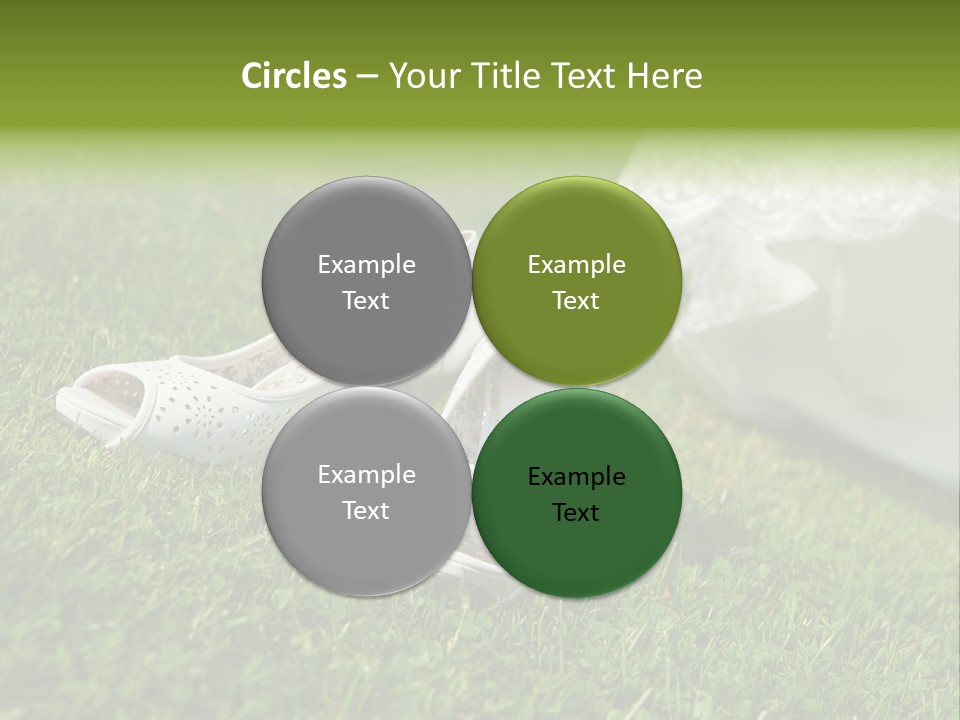 Roses Girl White PowerPoint Template