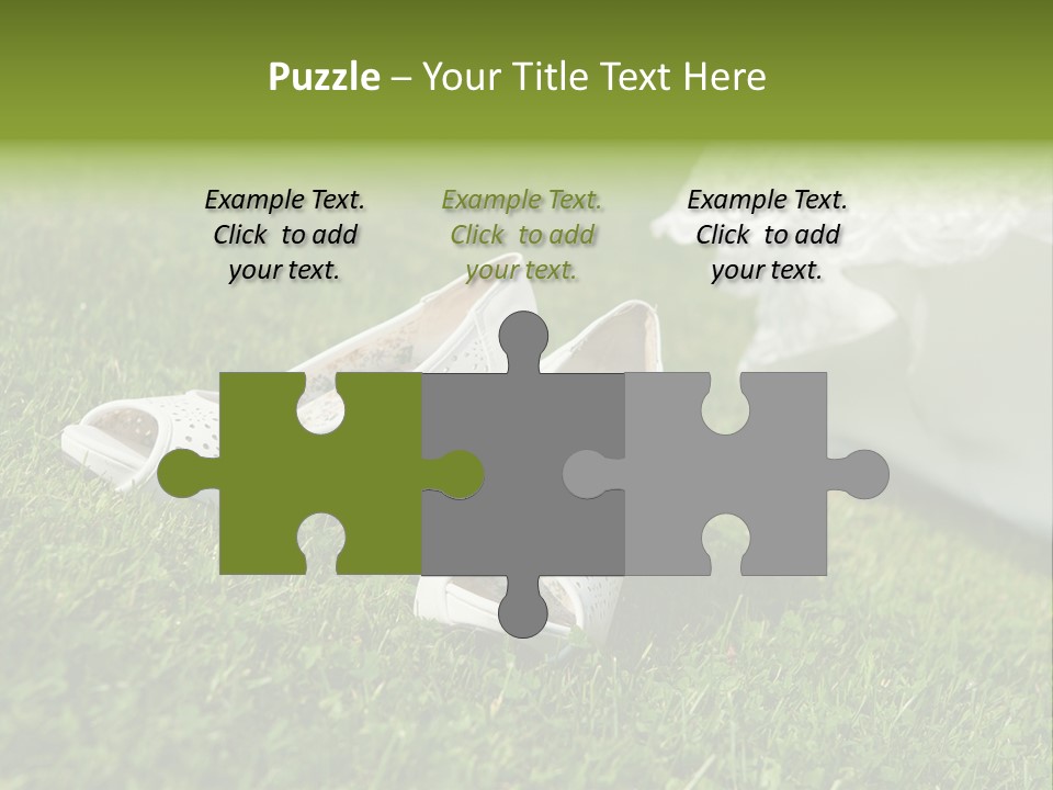 Roses Girl White PowerPoint Template