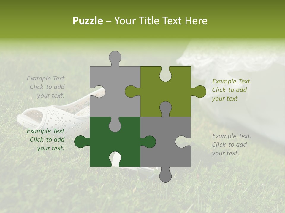 Roses Girl White PowerPoint Template