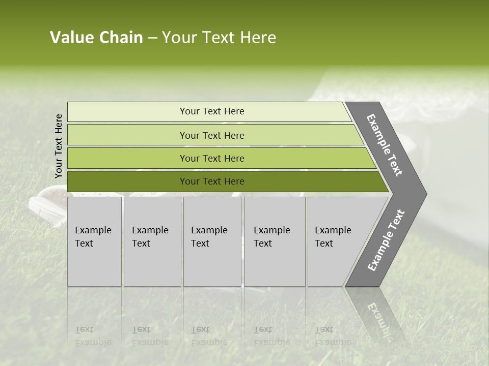 Roses Girl White PowerPoint Template