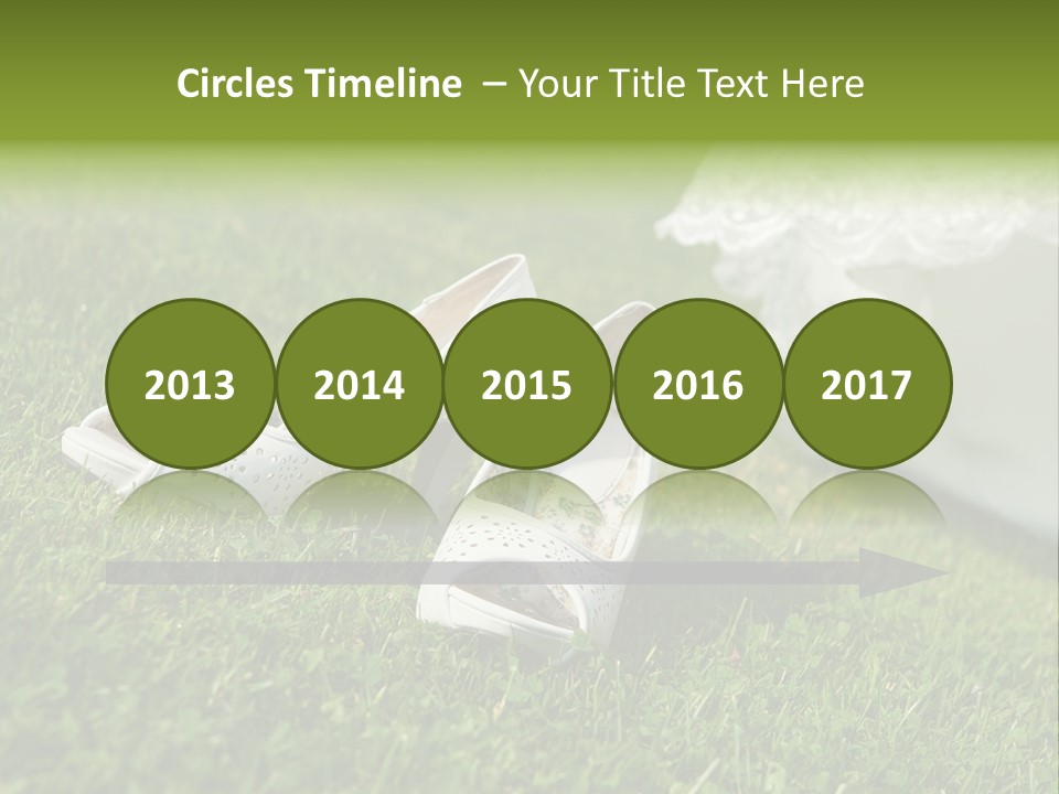 Roses Girl White PowerPoint Template