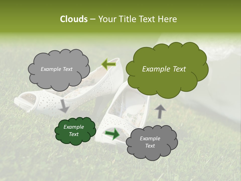 Roses Girl White PowerPoint Template