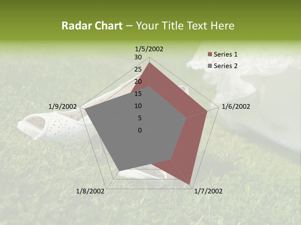 Roses Girl White PowerPoint Template