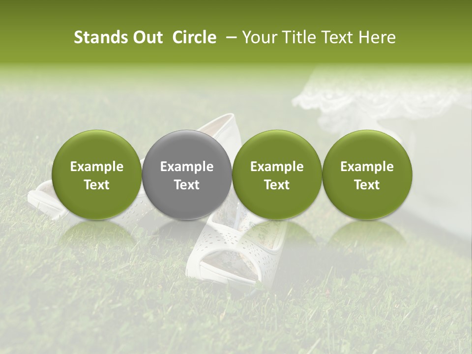 Roses Girl White PowerPoint Template