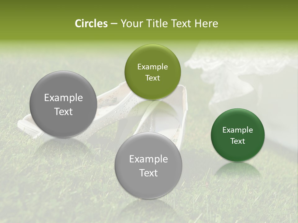 Roses Girl White PowerPoint Template