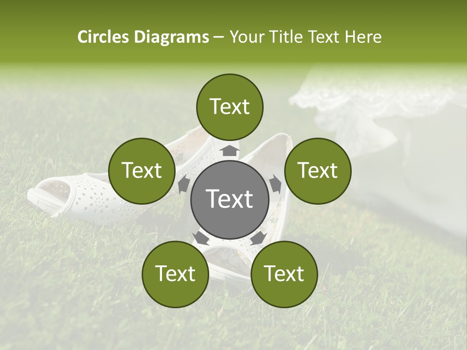 Roses Girl White PowerPoint Template