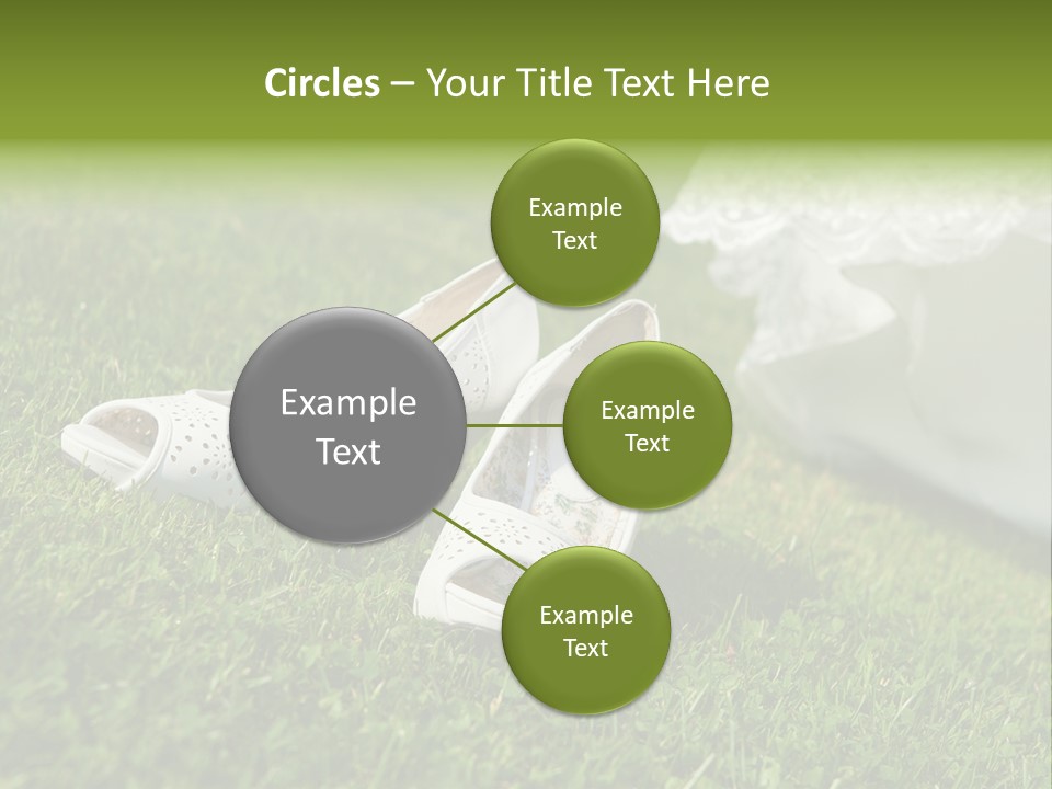 Roses Girl White PowerPoint Template