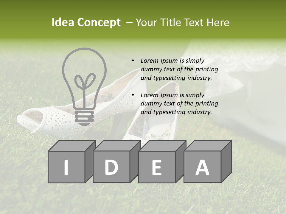 Roses Girl White PowerPoint Template