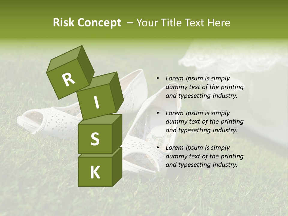 Roses Girl White PowerPoint Template