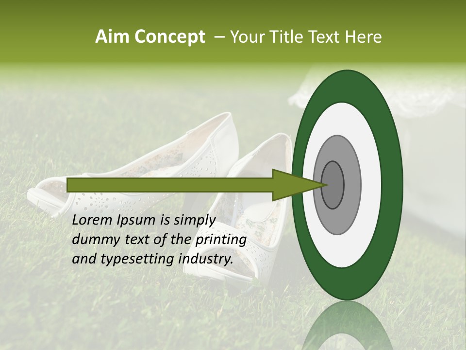 Roses Girl White PowerPoint Template