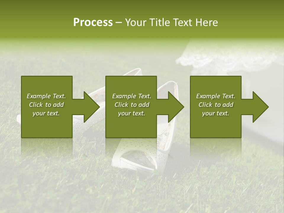 Roses Girl White PowerPoint Template